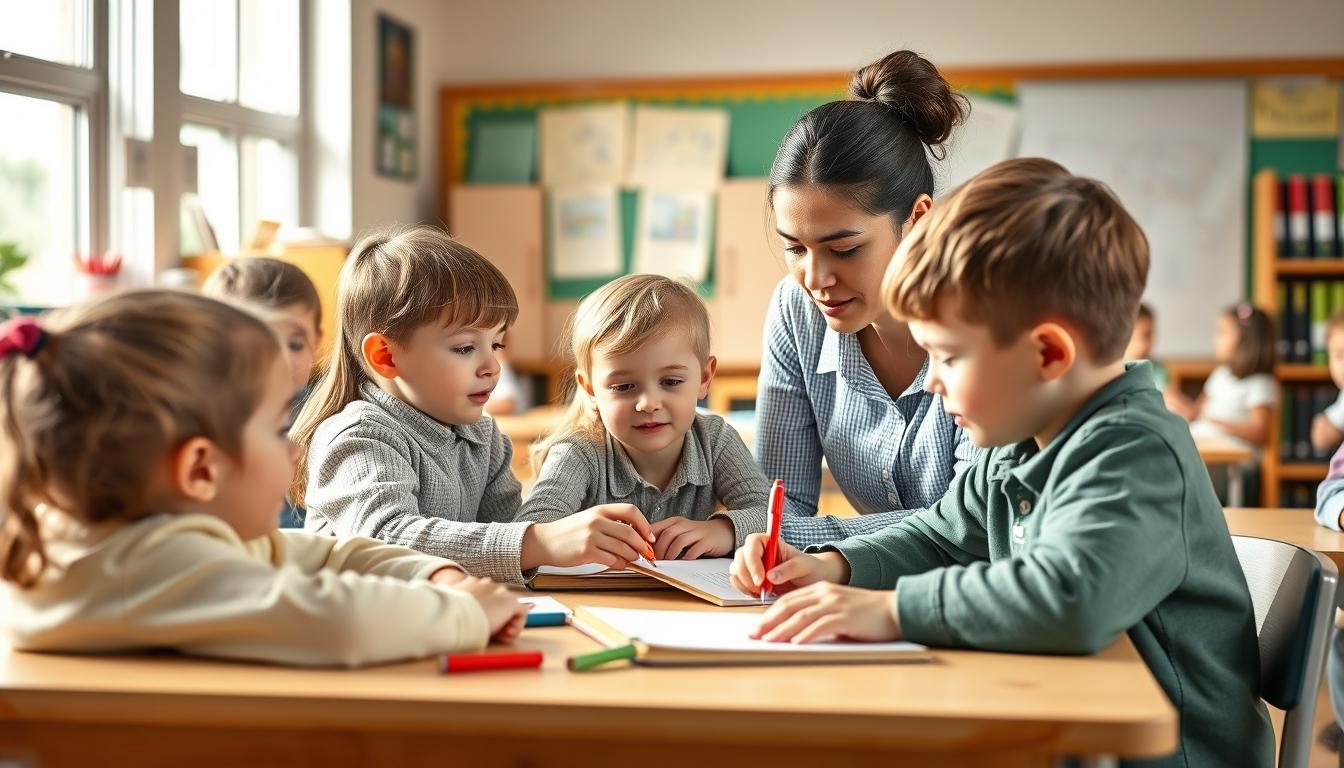 Students collaborating in study space